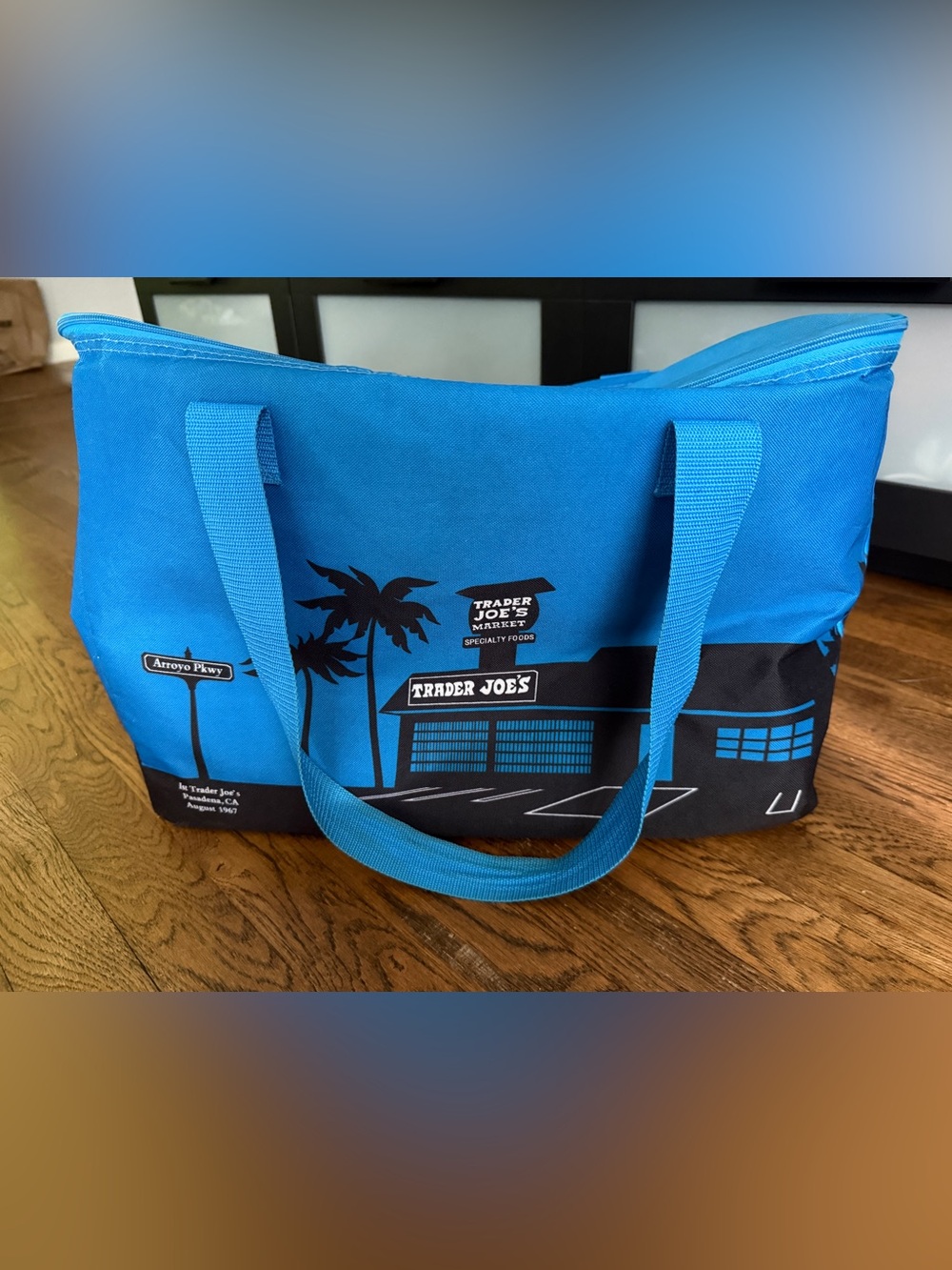 Trader Joe’s Blue 8 Gallon Insulated Cooler Limited Edition Color